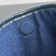 Bottega Veneta Large Hop Bag Denim Blue 54x24x13cm - 2