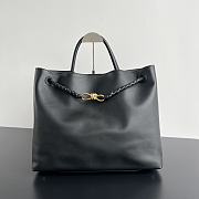 Bottega Veneta Andiamo Bag Black Leather 42x35x18cm - 1