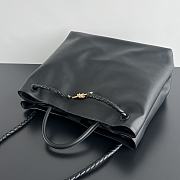 Bottega Veneta Andiamo Bag Black Leather 42x35x18cm - 5