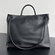 Bottega Veneta Andiamo Bag Black Leather 42x35x18cm - 3
