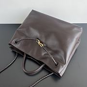 Bottega Veneta Andiamo Bag Brown Leather 42x35x18cm - 5