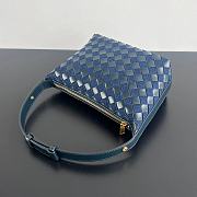 Bottega Veneta Mini Wallace Shoulder Bag Denim 20x13x9.5cm - 6