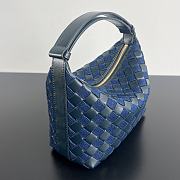 Bottega Veneta Mini Wallace Shoulder Bag Denim 20x13x9.5cm - 3