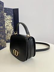 Dior Medium 30 Montaigne Top Handle Bag Black 19 x 12 x 8 cm - 4