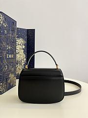 Dior Medium 30 Montaigne Top Handle Bag Black 19 x 12 x 8 cm - 6