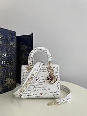 Dior Dioramour Small Lady My ABCDior Bag White 20 x 17 x 8 cm - 1