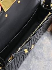Dior Miss Flap Bag Black Miss Allover Calfskin 22 x 11 x 6 cm - 6