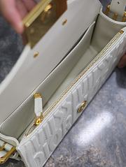 Dior Miss Flap Bag White Miss Allover Calfskin 22 x 11 x 6 cm - 2