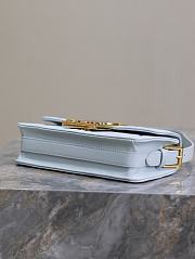 Dior Miss Flap Bag Blue Miss Allover Calfskin 22 x 11 x 6 cm - 4