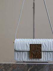 Dior Miss Flap Bag Blue Miss Allover Calfskin 22 x 11 x 6 cm - 3