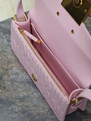 Dior Miss Flap Bag Pink Miss Allover Calfskin 22 x 11 x 6 cm - 4