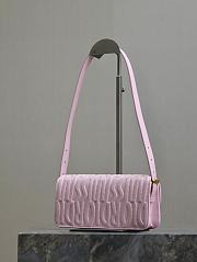 Dior Miss Flap Bag Pink Miss Allover Calfskin 22 x 11 x 6 cm - 2