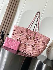 Chanel Coco Beach Bag Pink 34.5x51x14.5cm - 1