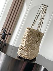 Chanel Coco Beach Bag Beige 34.5x51x14.5cm - 2