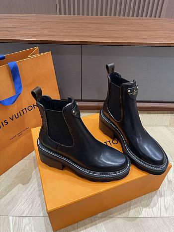 Louis Vuitton LV Beauborg Ankle Boots Black