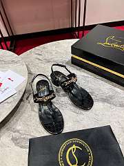 Christian Louboutin MJ Thong 25 mm Mules Black - 1