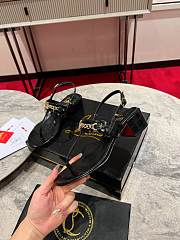 Christian Louboutin MJ Thong 25 mm Mules Black - 2