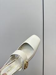 Valentino Vlogo Locker Mary-Jane Singback Pump 60mm White - 2