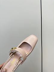 Valentino Vlogo Locker Mary-Jane Singback Pump 60mm Pink - 4