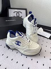 Chanel White Blue Sneaker 02 - 3