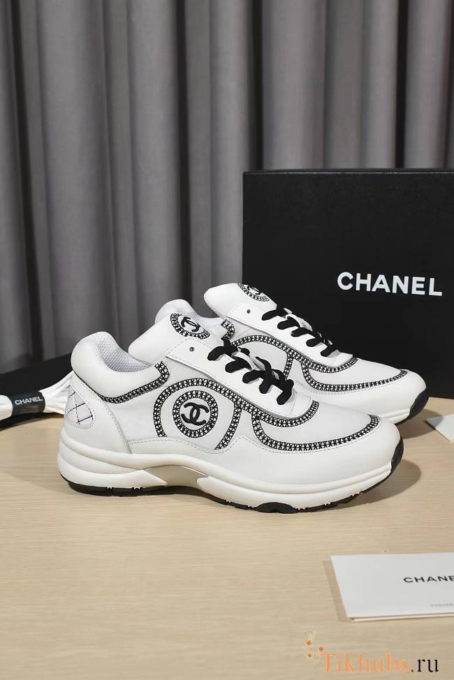 Chanel White Sneaker 05 - 1