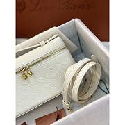 Loro Piana Extra Pocket L19 Pounch In White 19x11x6.5cm - 4