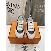 Hermès Bouncing Sneaker White And Black - 4