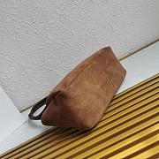 Prada Medium Suede Shoulder Bag 28x16x10.5cm - 5