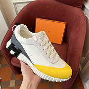 Hermes Bouncing White Yellow Sneaker  - 1