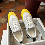 Hermes Bouncing White Yellow Sneaker  - 4