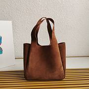 Prada Shoulder Bag Suede 25x21.5x14cm - 4