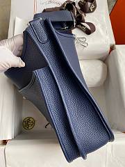 Hermes Evelyne Medium Navy Blue 29cm - 3