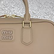 Miu Miu Arcadie Bag Rose Leather 27x9x12cm - 5