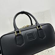 Miu Miu Arcadie Bag Black Leather 27x9x12cm - 4