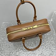 Miu Miu Arcadie Bag Caramel Leather 27x9x12cm - 3