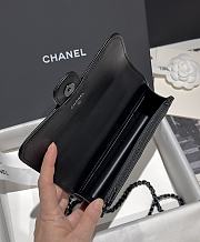 Chanel 23P Woc Flap Bag Black Lambskin 17cm - 5