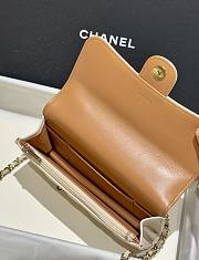 Chanel 23P Woc Flap Bag Caramel Lambskin 17cm - 3