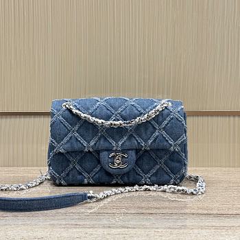 Chanel Small Flap Bag Denim 20cm