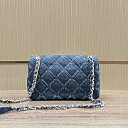 Chanel Small Flap Bag Denim 20cm - 5