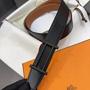 Hermes Black Brown Belt 32mm - 4