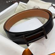 Hermes Black Brown Belt 32mm - 3