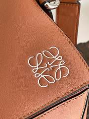 Loewe Puzzle Bag Brown 38x23x19cm - 2