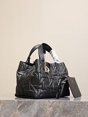 Dior Medium Toujours Bag Black Graphic Calfskin 28.5 x 21.5 x 17 cm - 3