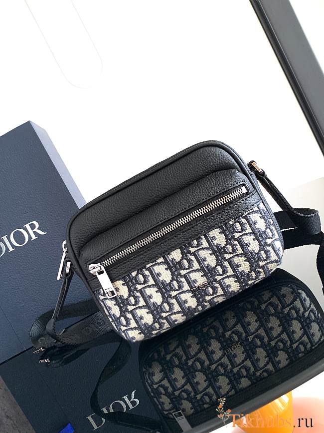 Dior Mini Rider 2.0 Zipped Messenger Bag 18.5 x 13.5 x 7 cm  - 1