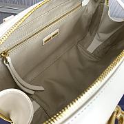 Miu Miu Arcadie Bag White Leather 27x9x12cm - 2