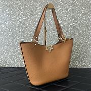 Valentino Garavani Rockstud Brown Bag 26x11x24cm - 4