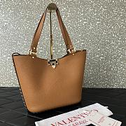 Valentino Garavani Rockstud Brown Bag 26x11x24cm - 2