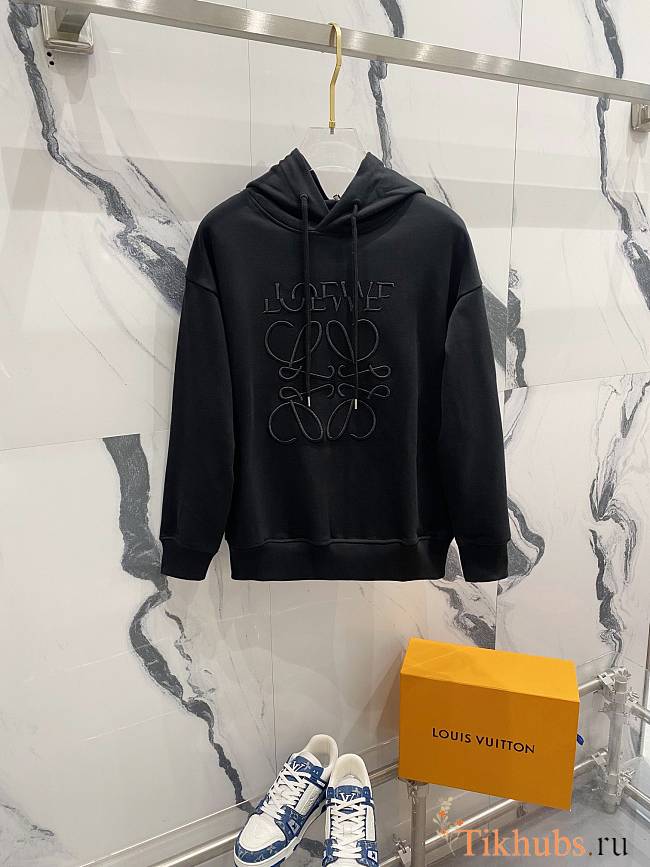 Loewe Black Hoodie - 1