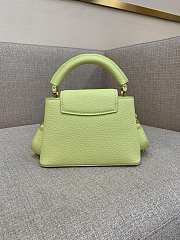 Louis Vuitton LV Mini Capucines Green Bag 21x14x8cm - 5