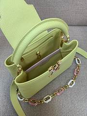 Louis Vuitton LV Capucines Bag BB Green 27x18x9cm - 4